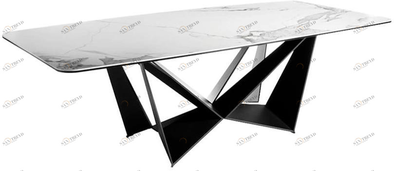 Angel Cerdá Стол для гостиной, окрашенный из стали с эпоксидной краской Urban deco 1053 Angel Cerda