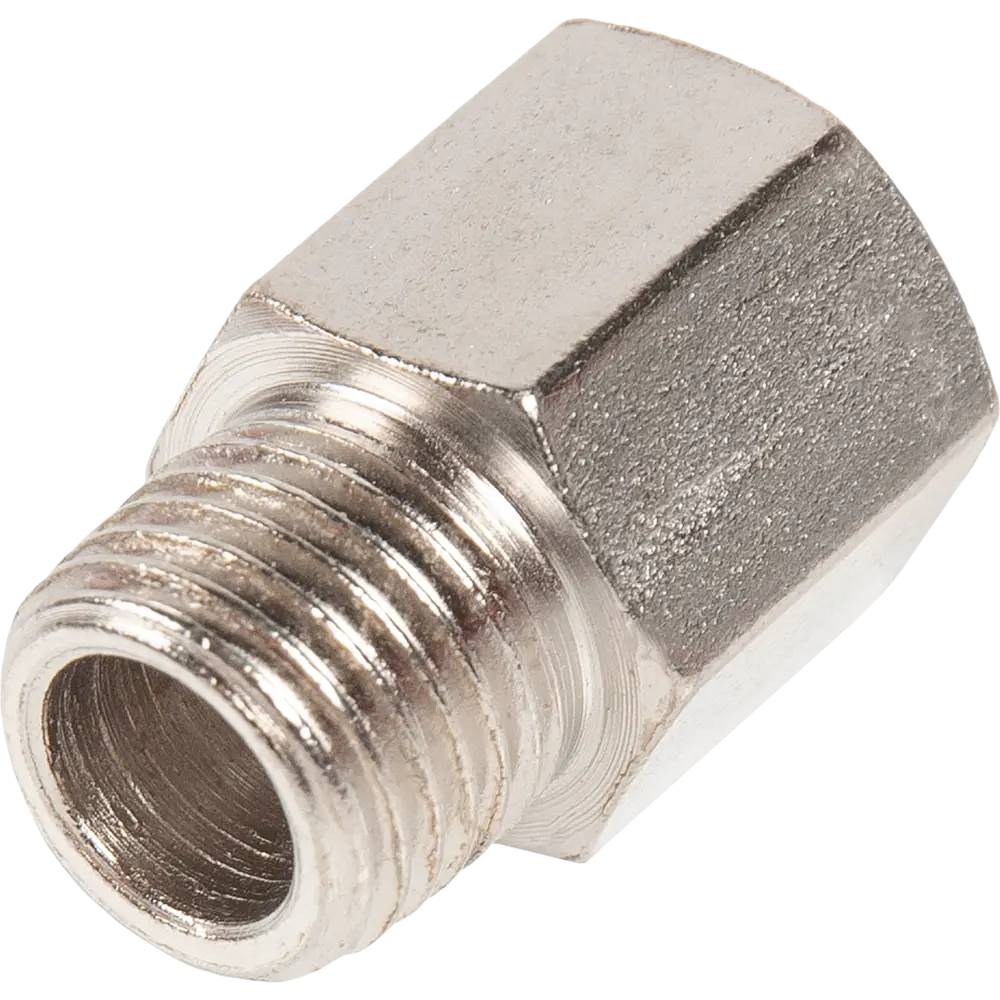 Переходник Elitech для компрессора 1/4 М-1/4 F с никелированным покрытием 84552356 STLM-1495527