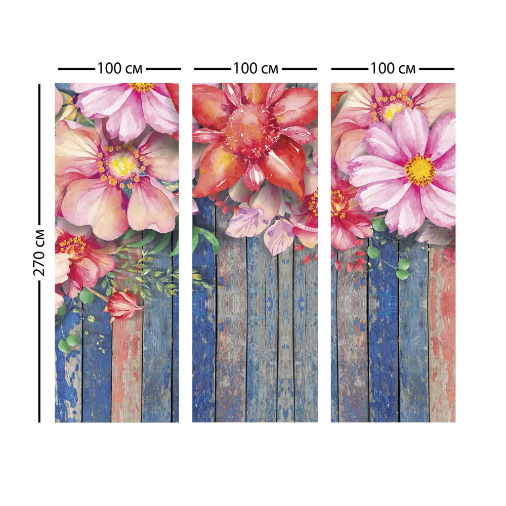 Фотообои «Лютики» 3D флизелиновые 300х270 см L12-967 FBRUSH 3D FLIZART STLM-2168784 - Вид №3