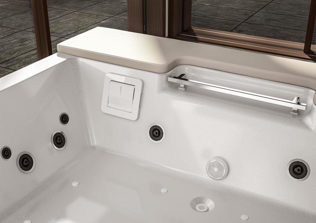 Четырехместная квадратная мини-чаша с хромотерапией Albatros Soreha ARCH-00012645 - Вид №2