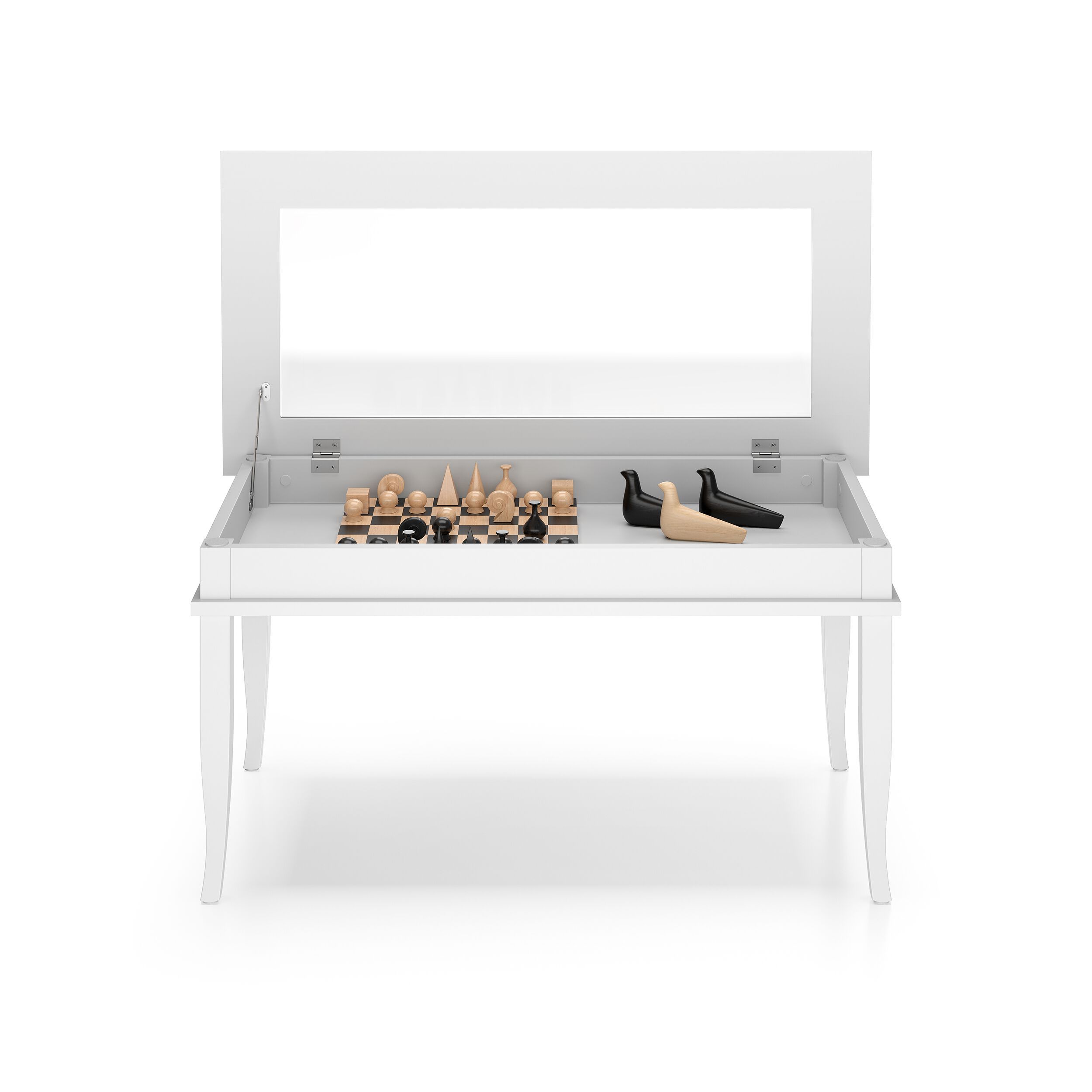 Высокий меламинированный журнальный столик с отсеком для хранения Mobili Fiver классический ARCH-00123677 - Вид №2