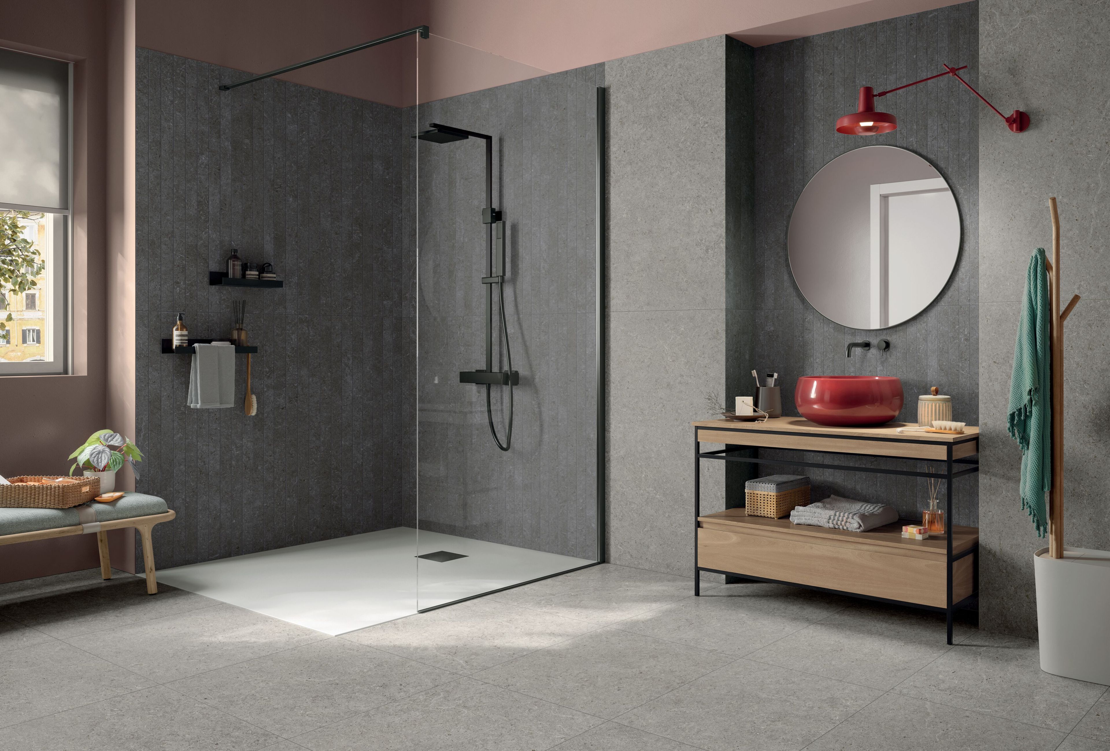 Пол / облицовка керамогранита с эффектом камня Panaria Ceramica Surround ARCH-00082460 - Вид №5