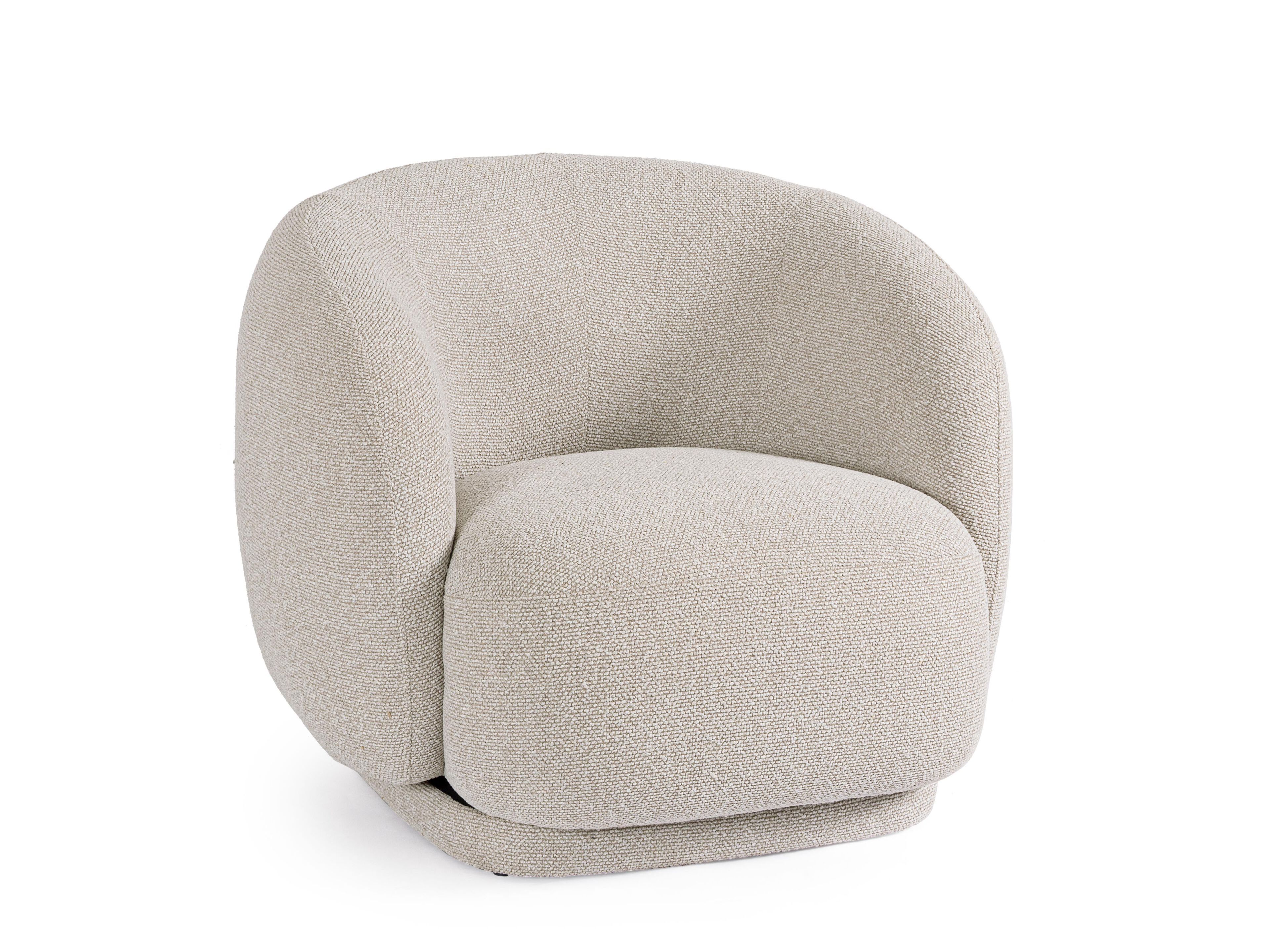 Тканевое вращающееся кресло с подлокотниками BIZZOTTO BRITTANY ARCH-00092517