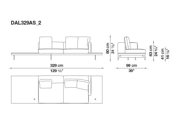 Кожаный диван B&B Italia док ARCH-00130675 - Вид №180