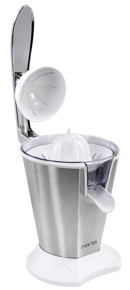 9058536 Соковыжималка электрическая MARTA MT-JC2052A белый STDN-0139547 - Вид №6