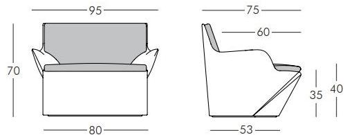 SLIDE Кресло из полиэтилена Kami sun-id-1465820 - Вид №6