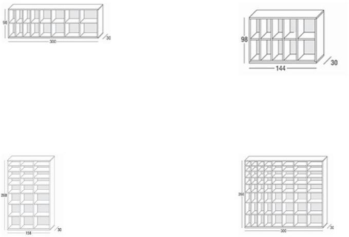 Marac Открытый книжный шкаф из фанерованной древесины sun-id-1433426 - Вид №4