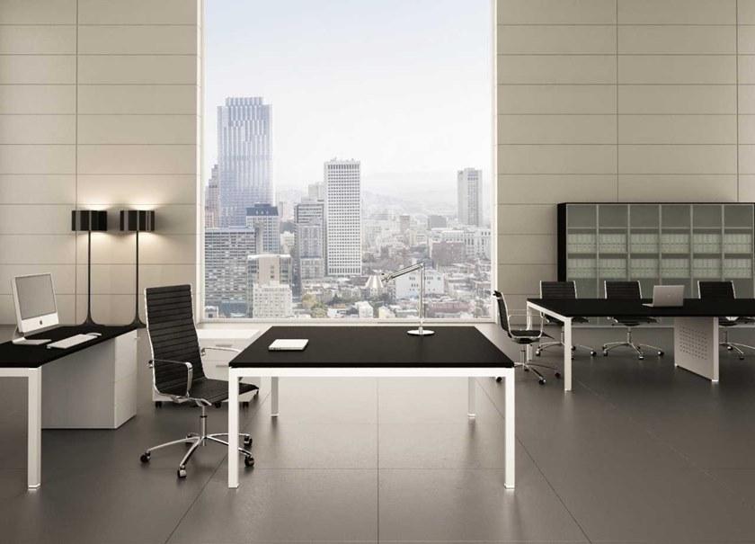 Bralco Квадратный стол для переговоров из дерева Gate sun-id-1352616 - Вид №1