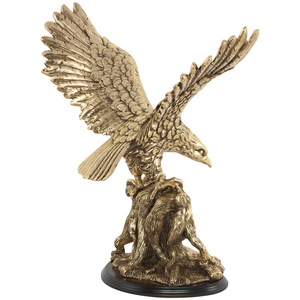 41014 Часы настольные Орел Бронза BOGACHO 4627138242254 - Вид №6