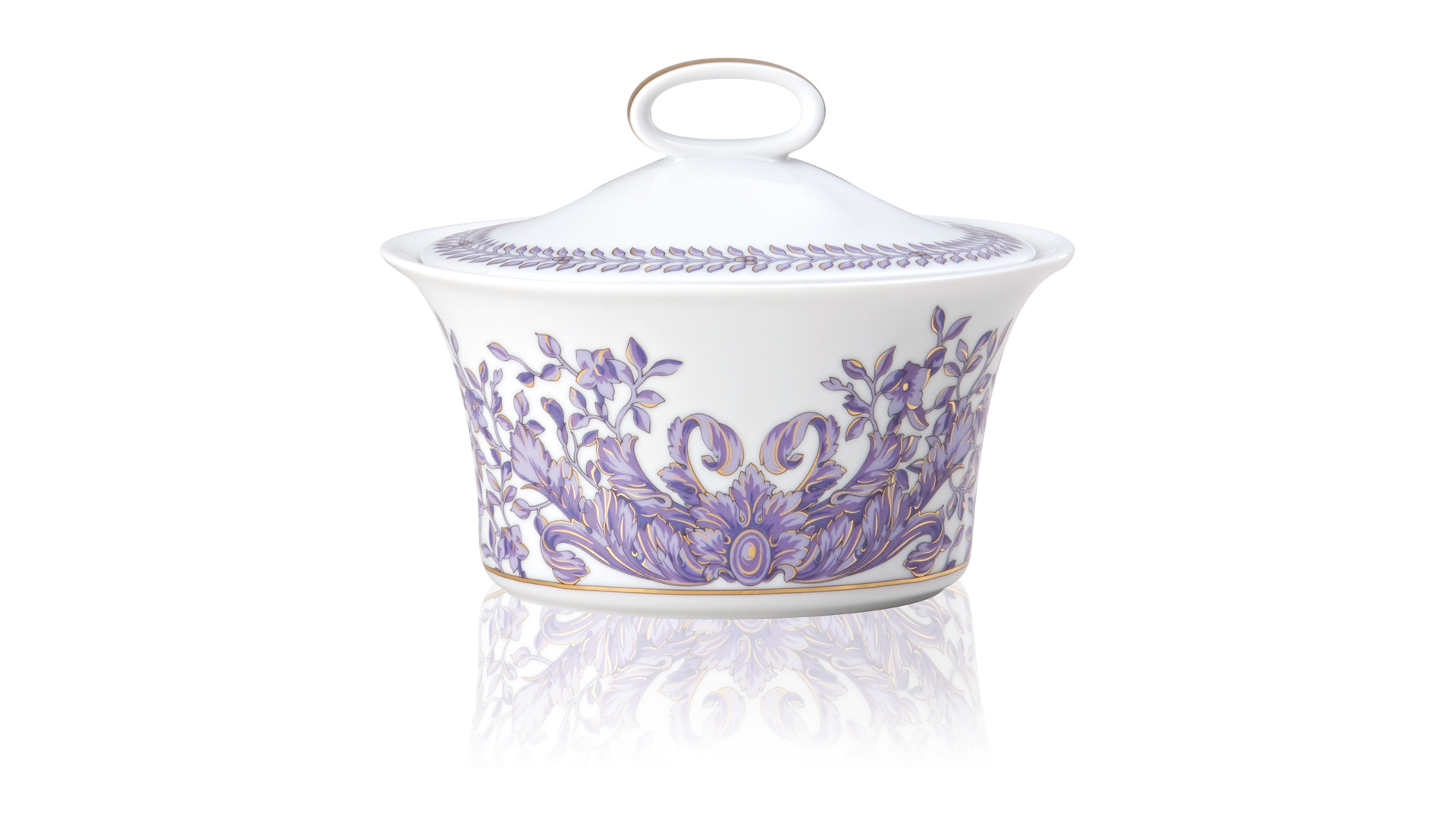 10620614 Rosenthal Versace Тет-а-тет чайный Rosenthal Versace Большой Дивертисмент на 2 персоны 8 предметов, фарфор Фарфор  - Вид №4