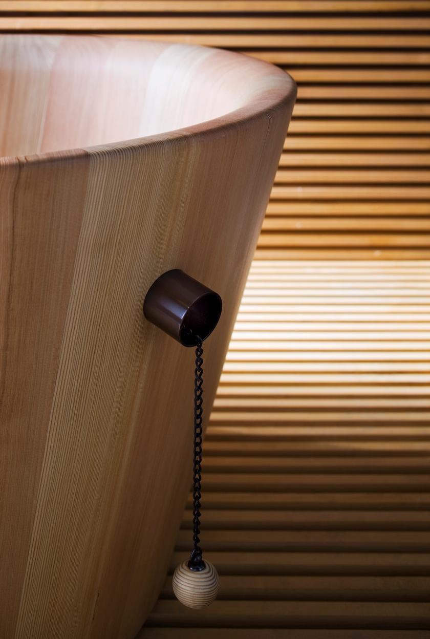 Rapsel Отдельностоящая овальная ванна из лиственницы sun-id-1436420 - Вид №3