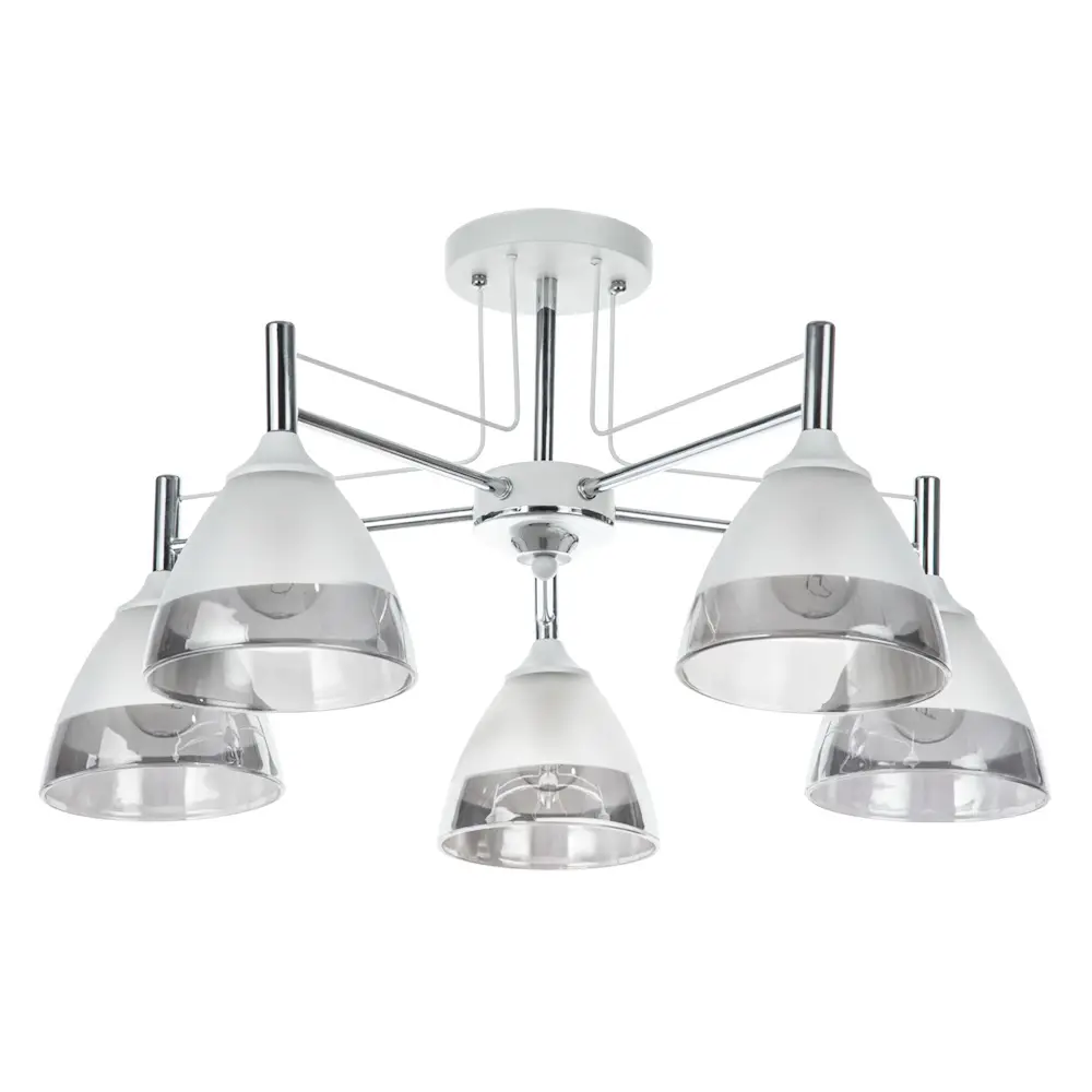 Люстра потолочная Arte Lamp Fiamma 5 ламп 15 м² цвет хром 82717040 STLM-2188593 