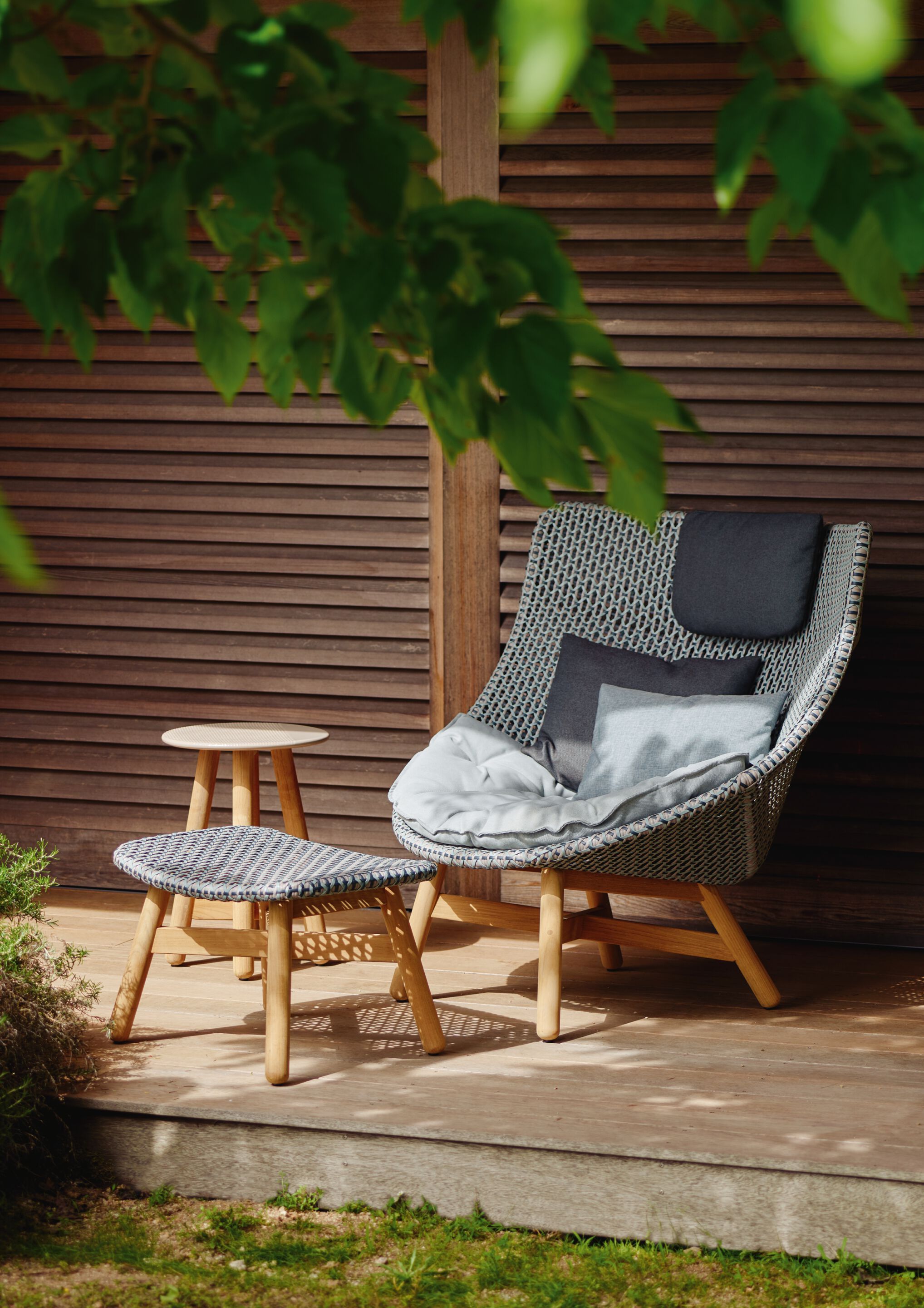 Садовое кресло из синтетического волокна с высокой спинкой DEDON MBRACE ARCH-00152852 - Вид №11