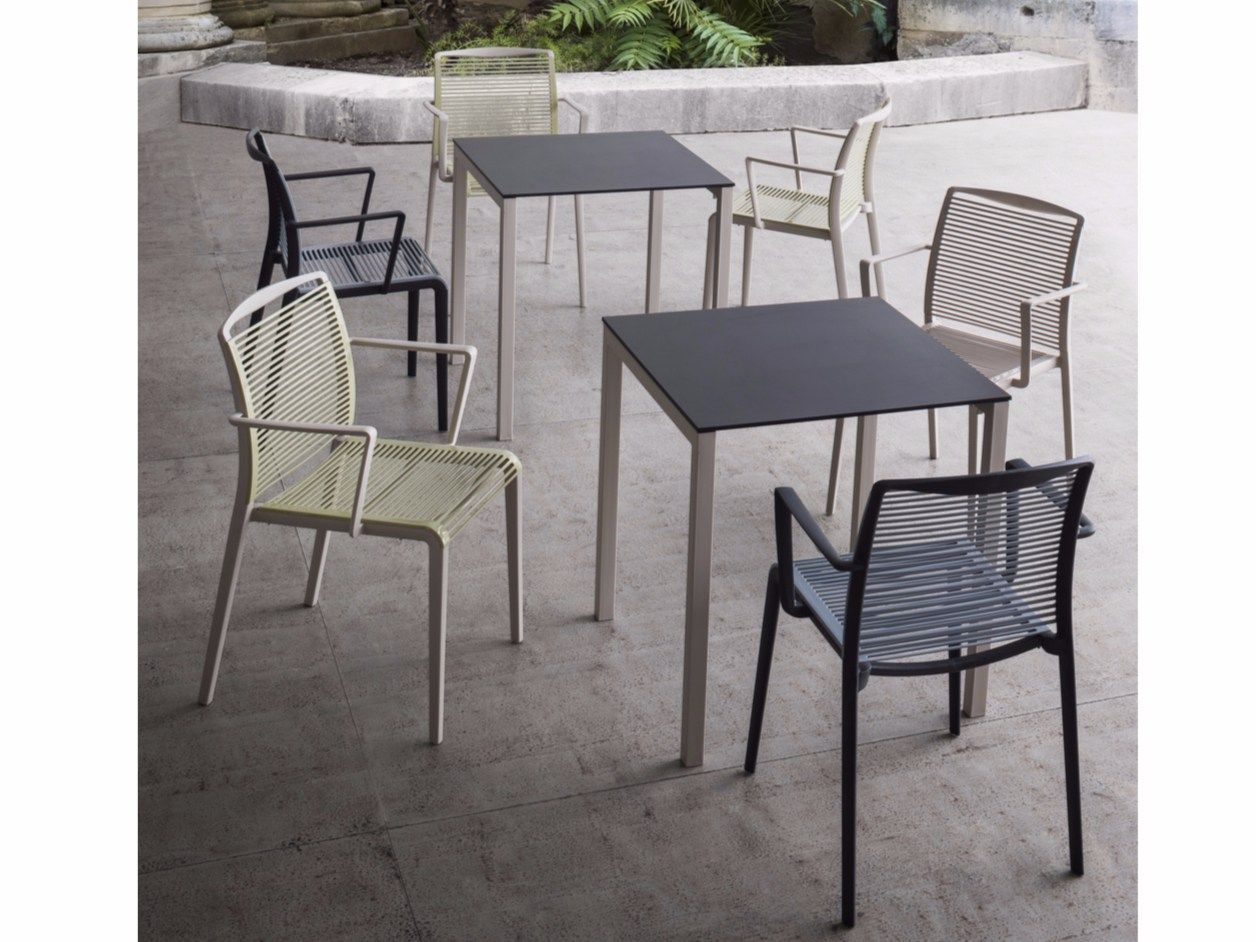 Штабелируемый стул из инженерного пластика с подлокотниками GABER AVENICA ARCH-00049974 - Вид №3