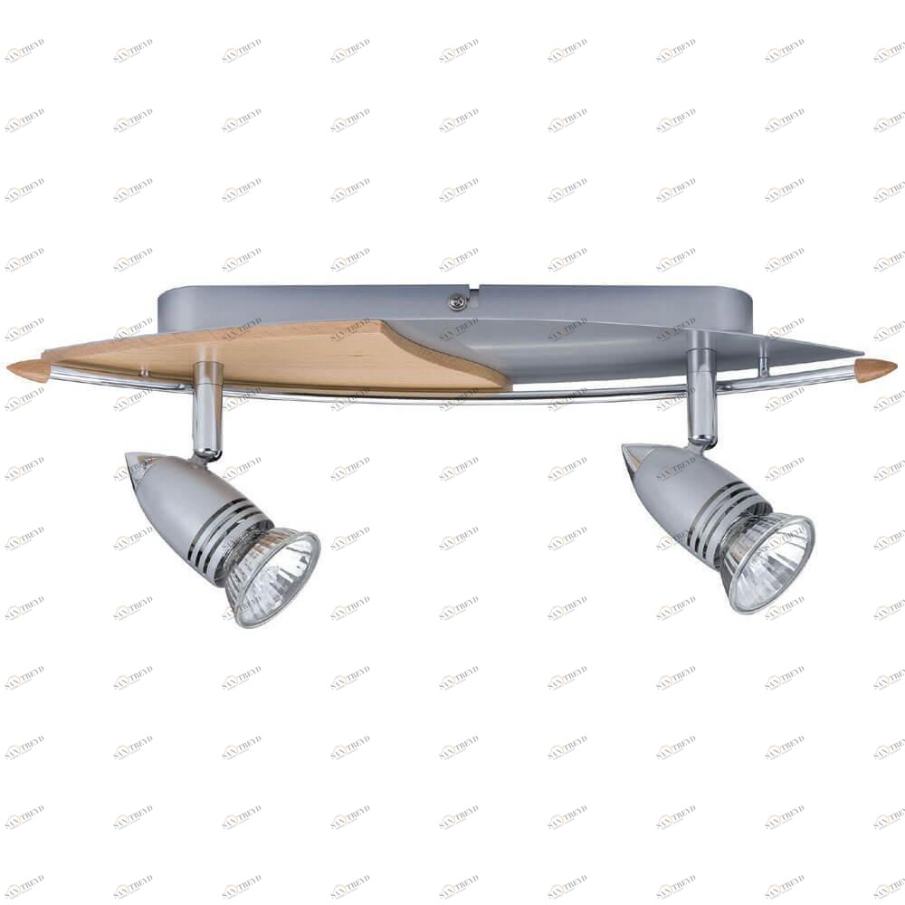 Спот потолочный бежевый с 2 плафонами Paulmann Hilke 66212 PAULMANN HILKE 00-3926997 Бежевый 