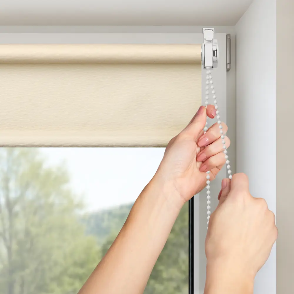 Штора рулонная Dover 50x160 см светло-желтая PRAKTO STLM-2118161 - Вид №8