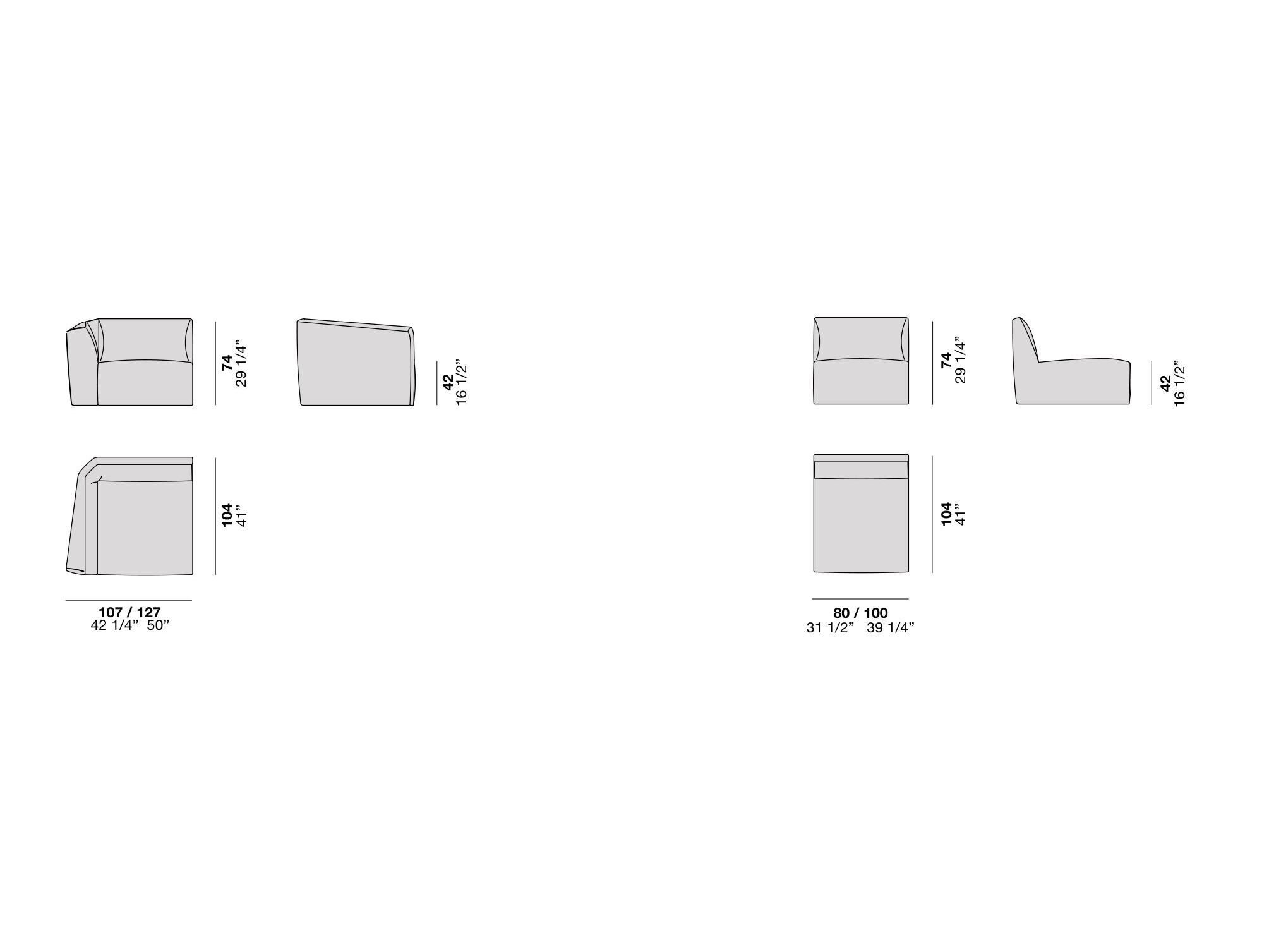 Секционный диван Alf DaFrè LADIGUE ARCH-00035947 - Вид №19