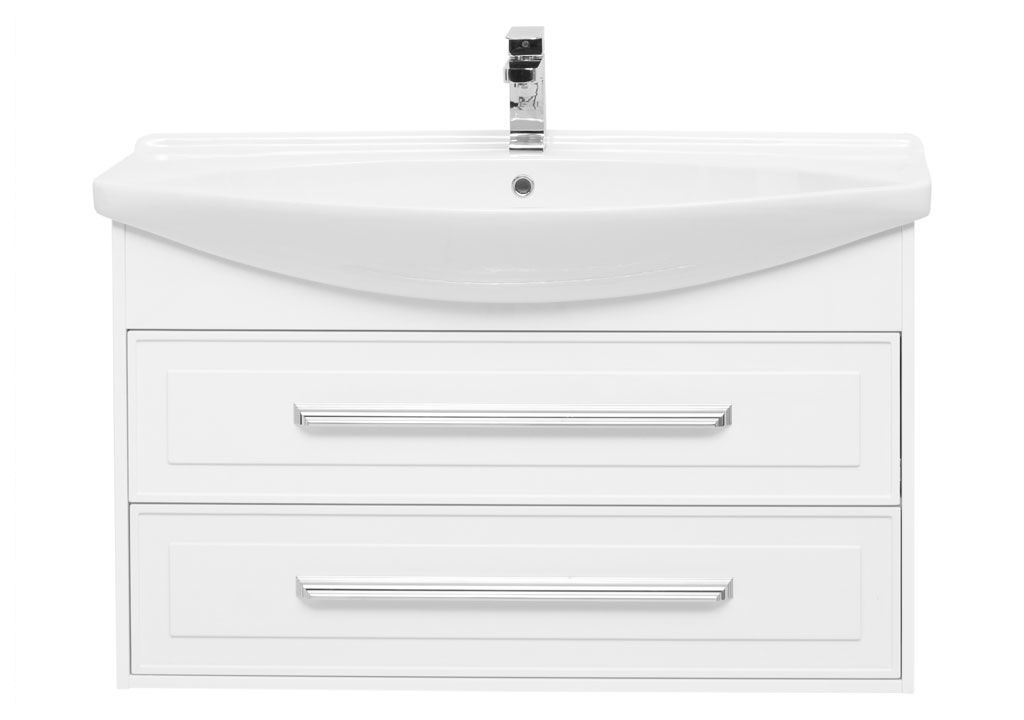 Тумба под раковину Aquanet Остин 105 белый sun-id-270608 - Вид №2