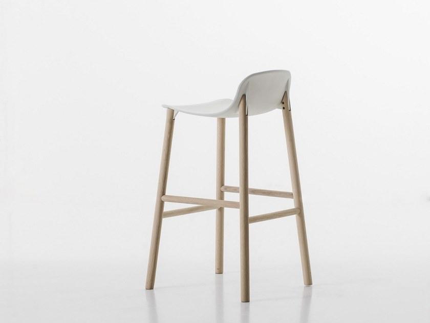 Kristalia Барный стул из полиуретана со спинкой Sharky sun-id-1443826 - Вид №14