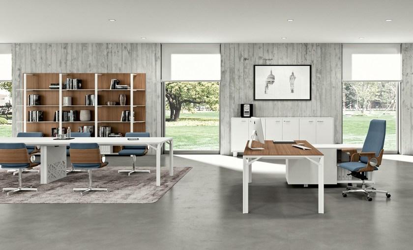 Quadrifoglio Рабочий стол со встроенной полкой X8 sun-id-1448277 - Вид №4