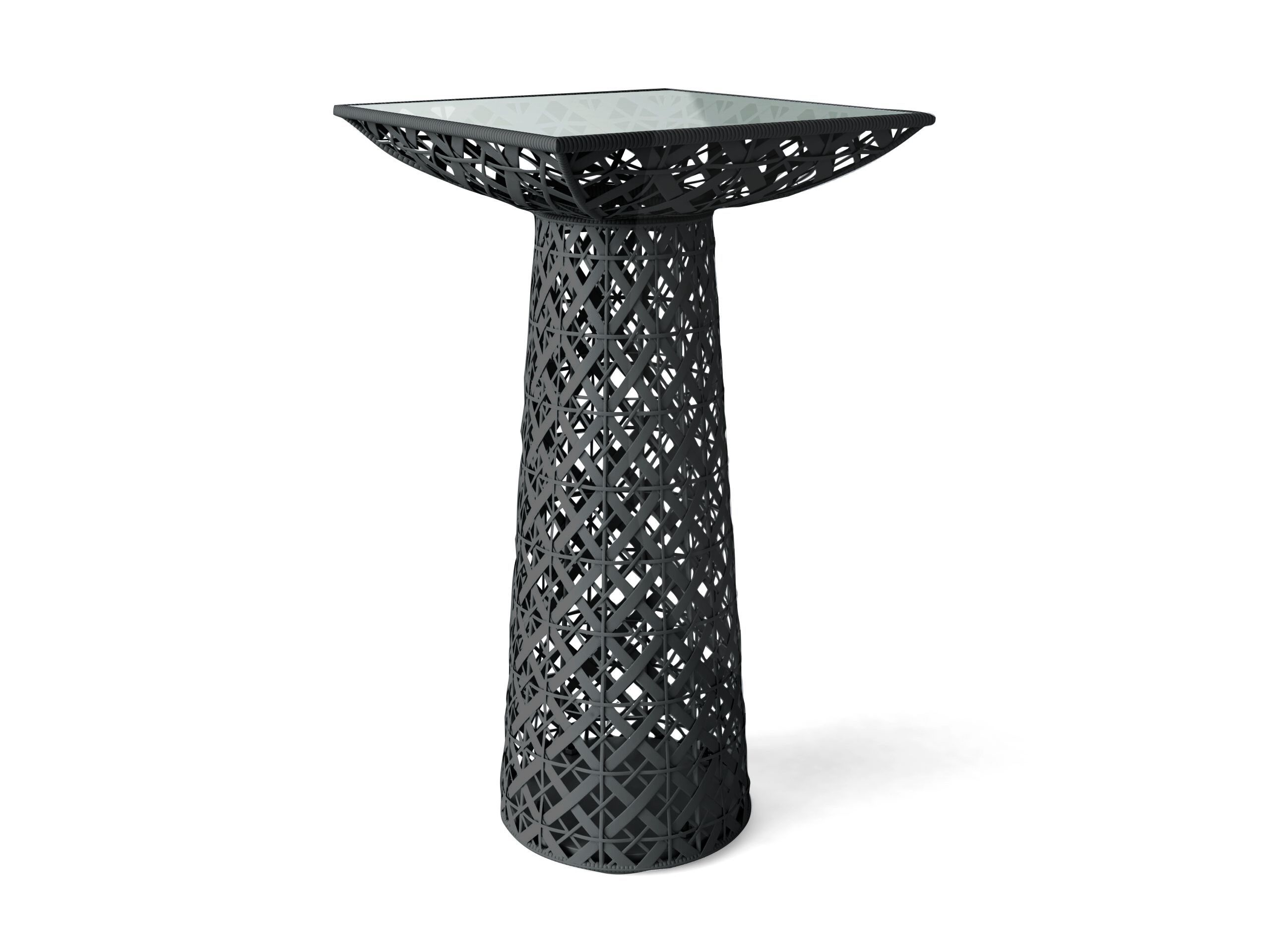 Высокий квадратный стол из смолы Walters Reverie ARCH-00108964