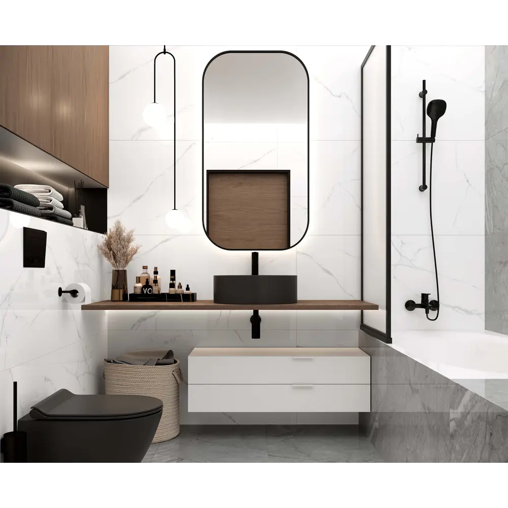 Глазурованный керамогранит Laparet Atlantic White 60x120 см 1.44 м² сатинированный цвет белый 86484982 STLM-2150439 - Вид №2
