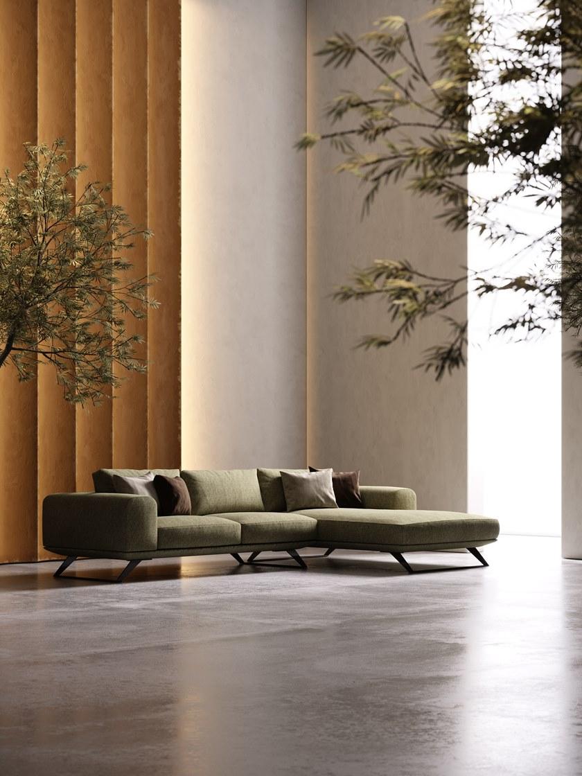 Domkapa Диван из ткани с шезлонгом  Dki6.1  - Вид №2