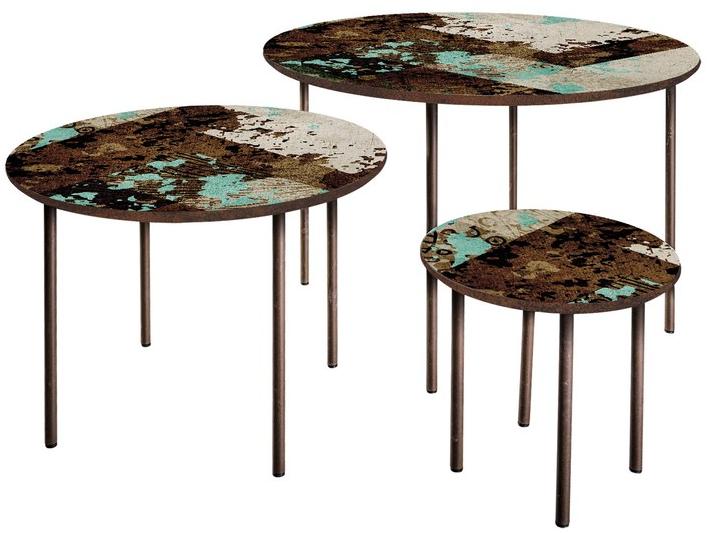 MOMENTI Круглый журнальный столик из мдф Crazy home furniture sun-id-1433387 - Вид №7