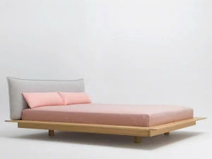 ZEITRAUM Кровать из ткани с мягким изголовьем