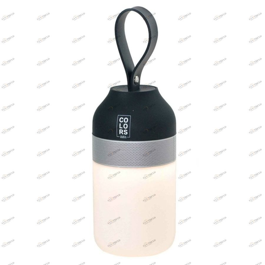 Колонка беспроводная Colors The Mini, черная Halo Design 930296