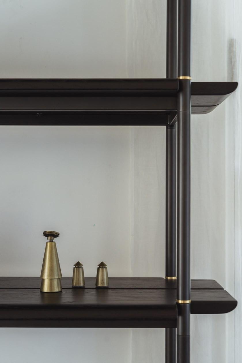 District Eight Скамейка из стали и дерева Stacking M234  - Вид №9