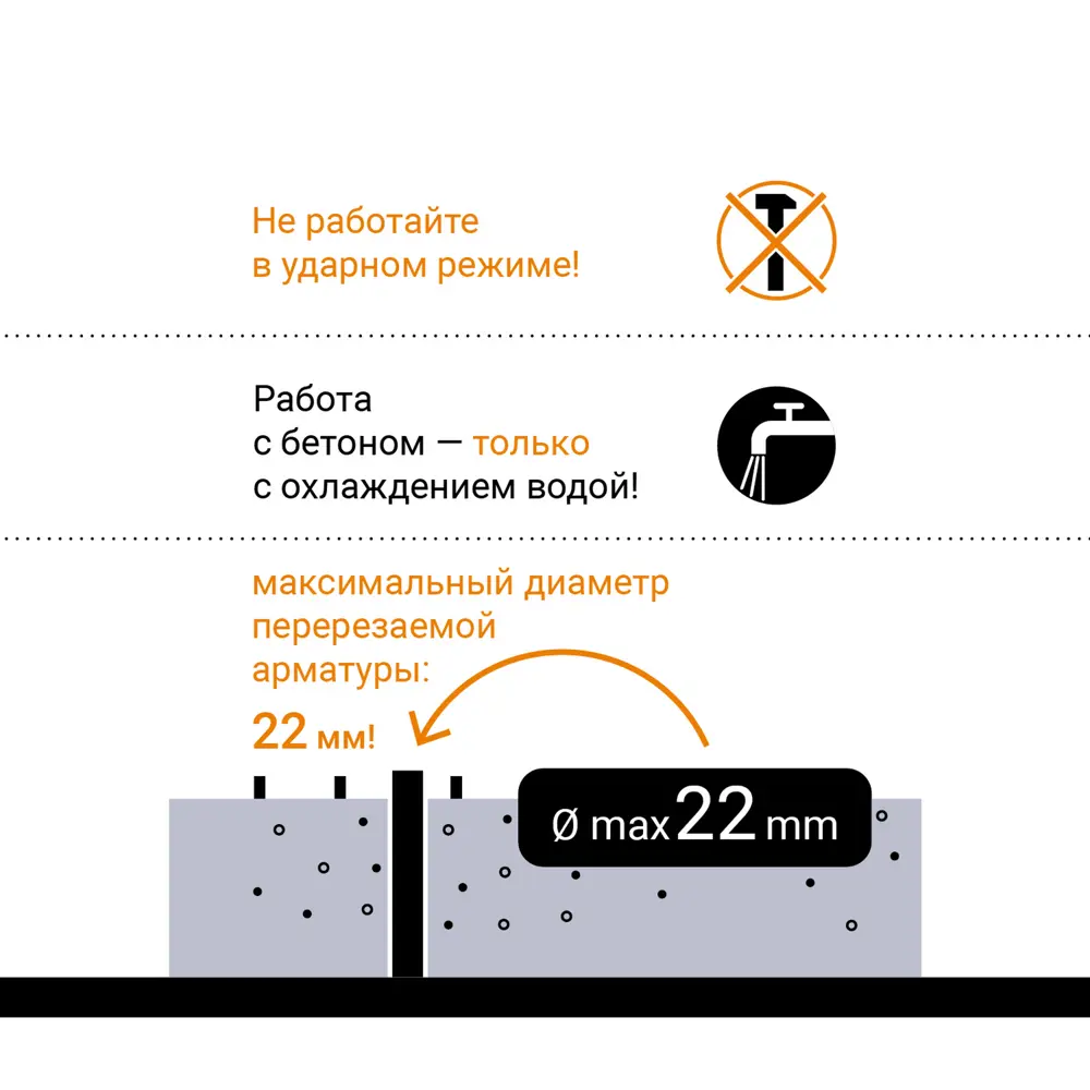 Алмазная коронка RAGE 68 мм для подрозетников по бетону 85102553 STLM-0058777 - Вид №3