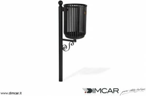 DIMCAR Урна для мусора из металла для улицы Elite 292
