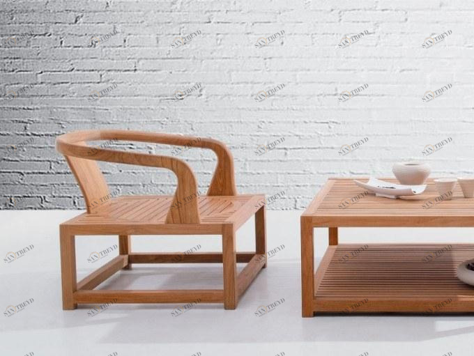 MOBIKA GARDEN Садовое кресло из тика с подлокотниками Andaman sun-id-1465614