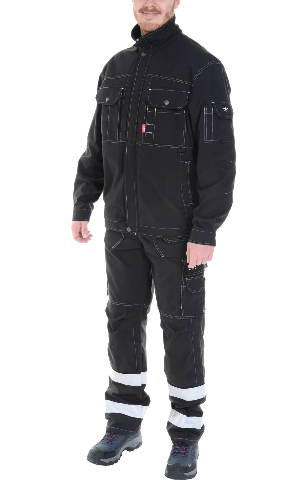 62589 Куртка  черная Union Space  Летняя спецодежда  размер 48-50/170-176  - Вид №9