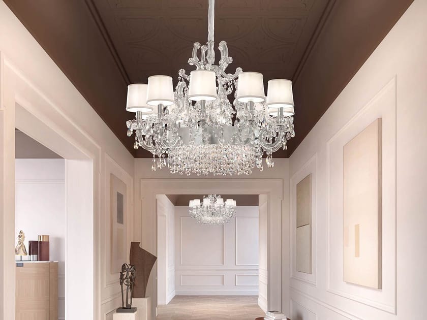 Подвесной светильник с кристаллами Masiero Eternal ARCH-00095853