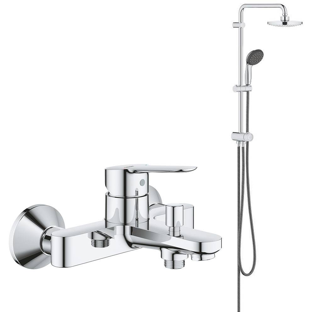 Душевая система Vitalio Start System 180 Flex со смесителем для ванны (NSB0156) Grohe