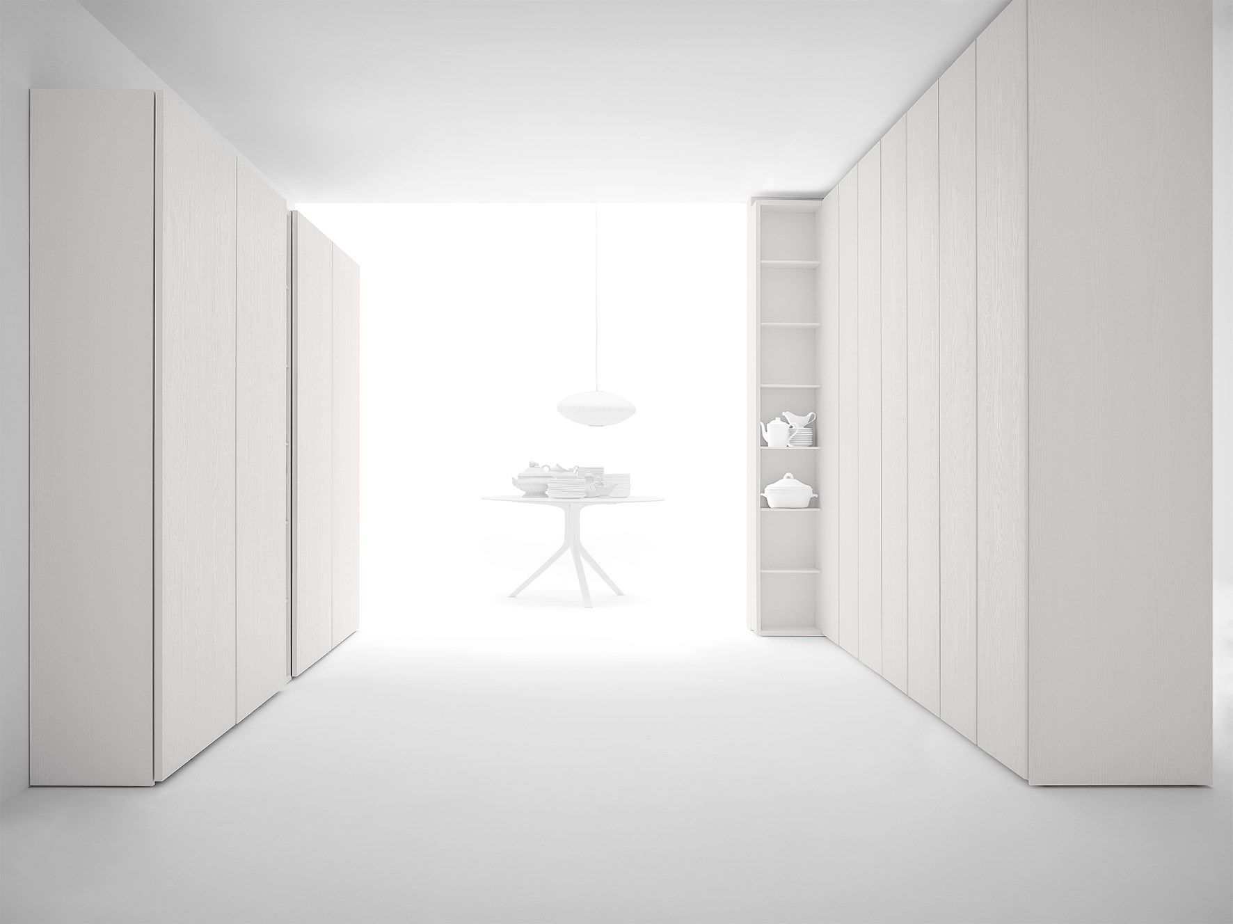 Копланарный шкаф, распашное отверстие и изменение глубины Caccaro ARCH-00012792