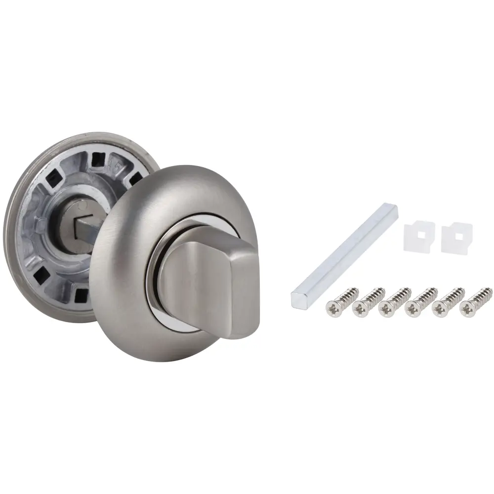 EDSON Накладка-фиксатор для межкомнатных дверей серебристый алюминий 84376131 STLM-0048827 - Вид №2