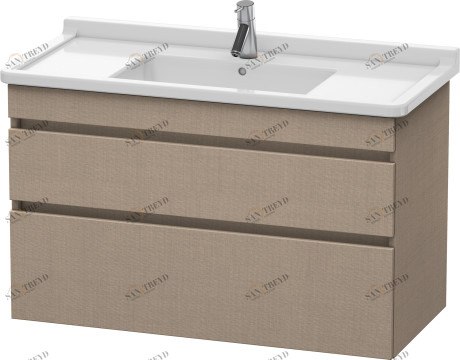 DS648907575 DuraStyle Тумбочка подвесная Лен, декор Duravit
