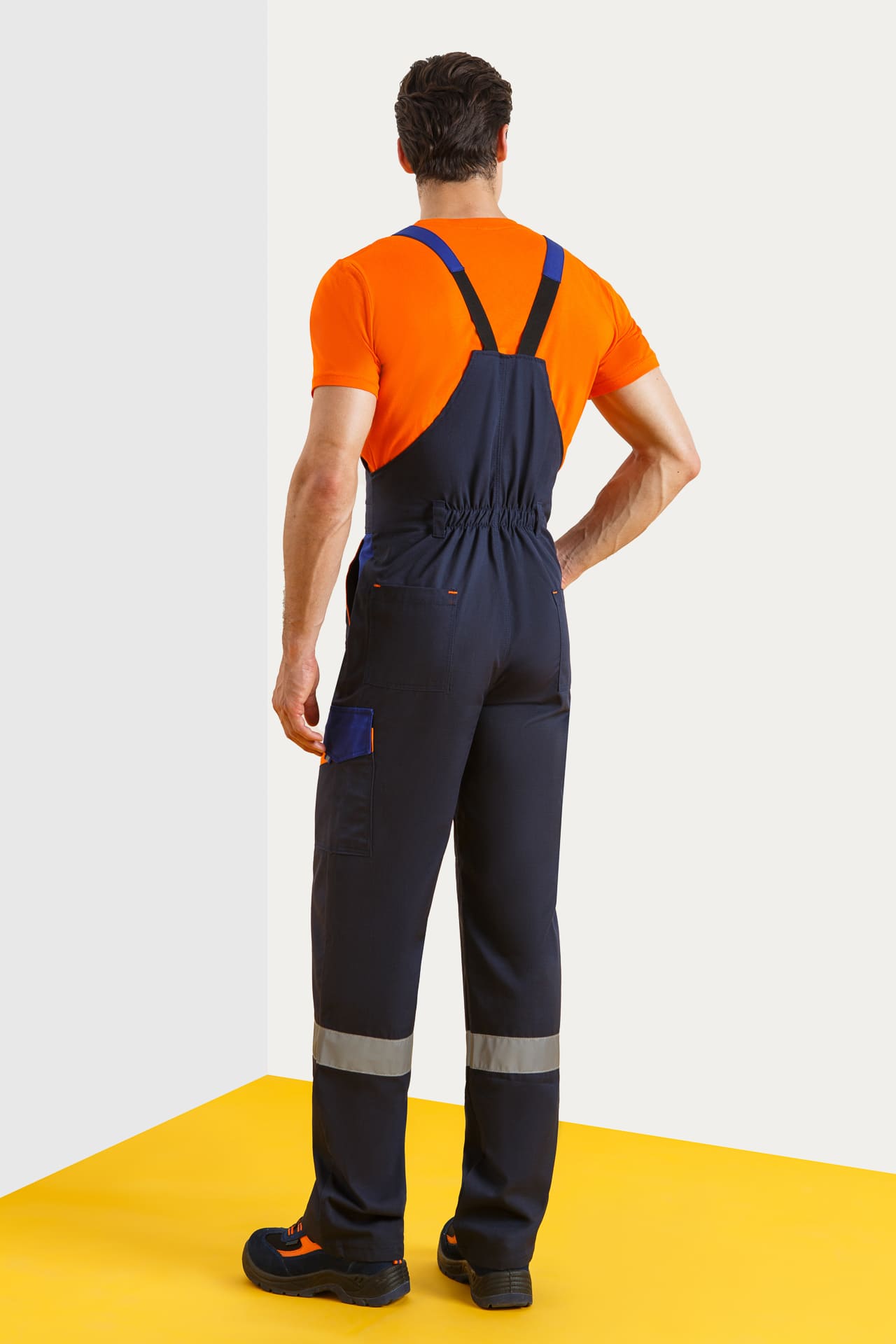 69400 Костюм "Энерджи" темно-синий-оранжевый  Летняя спецодежда  размер 52-54/182-188  - Вид №11