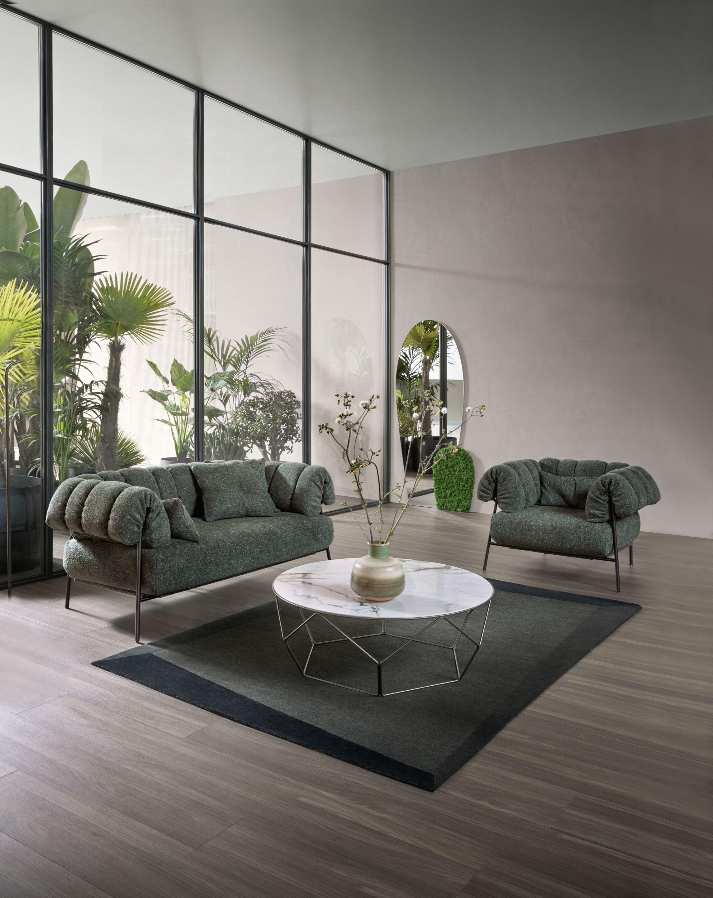 Тканевое кресло с подлокотниками BONALDO Tirella ARCH-00007099 - Вид №1