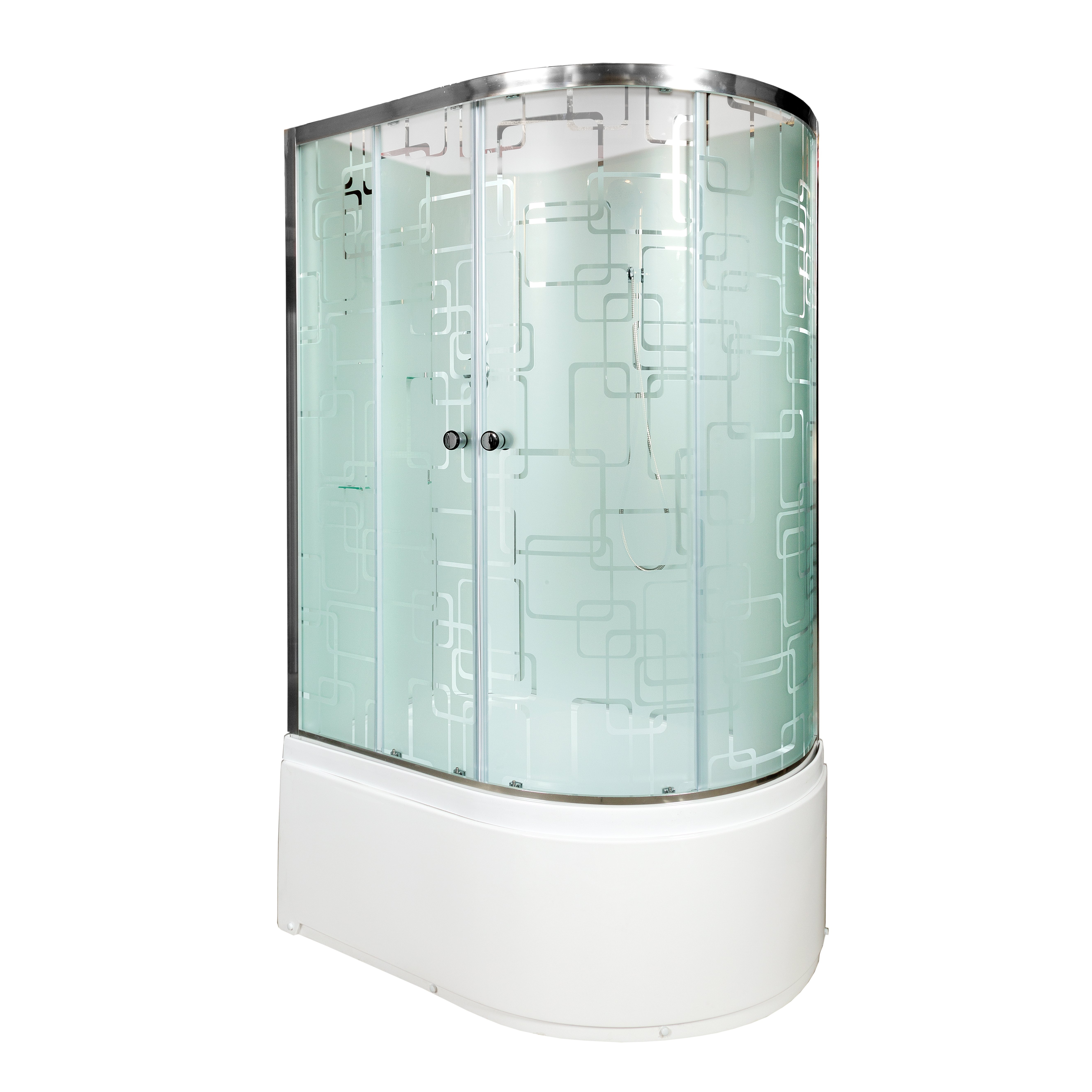 L 990 с гм. и эл. Душевая кабина DETO Серия L ЕМ4511 L N (без крыши) - Вид №6