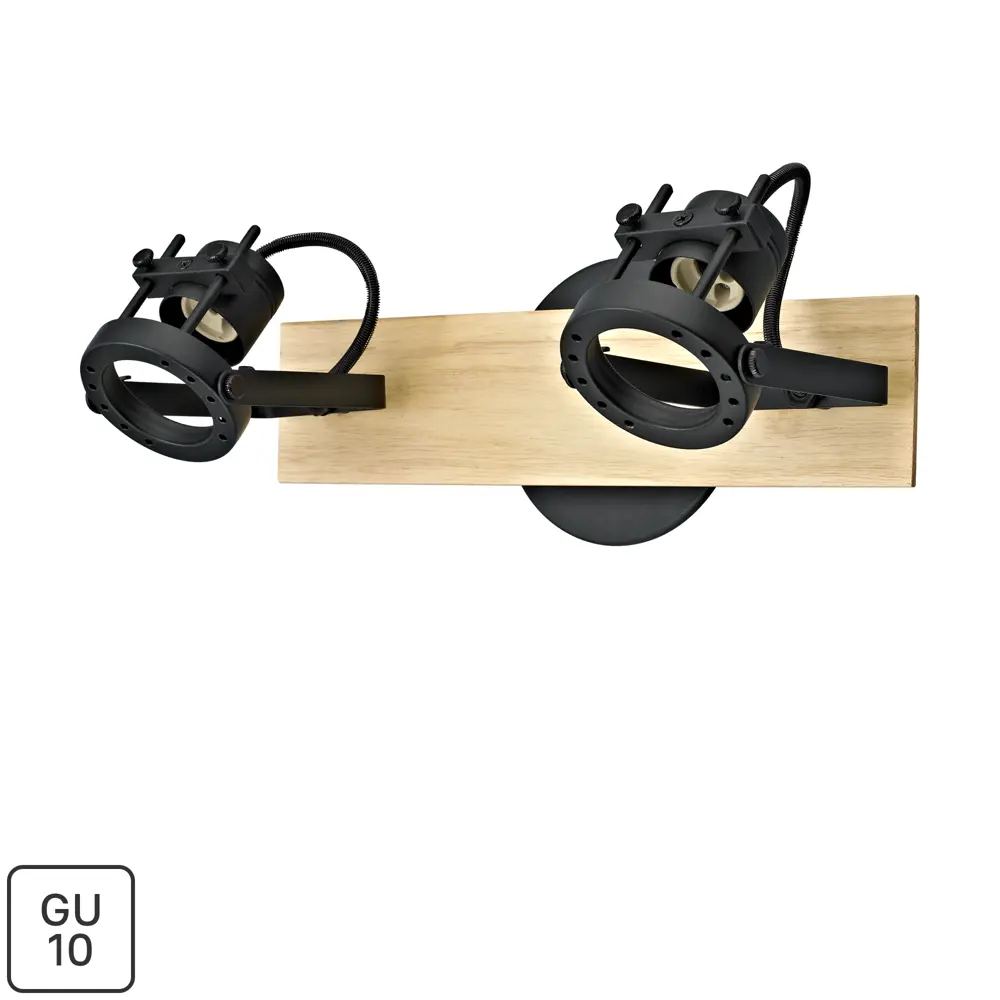 INSPIRE Technic - регулируемый настенный спот с деревянными элементами 83618151 STLM-0042889