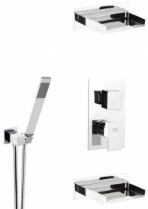 Remer Rubinetterie Душевой набор со смесителем, лейкой и ручным душем Flash Z93 7 s03