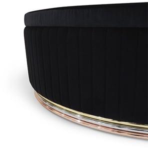 KOKET Круглый бархатный пуф Mia sun-id-1455992 - Вид №4