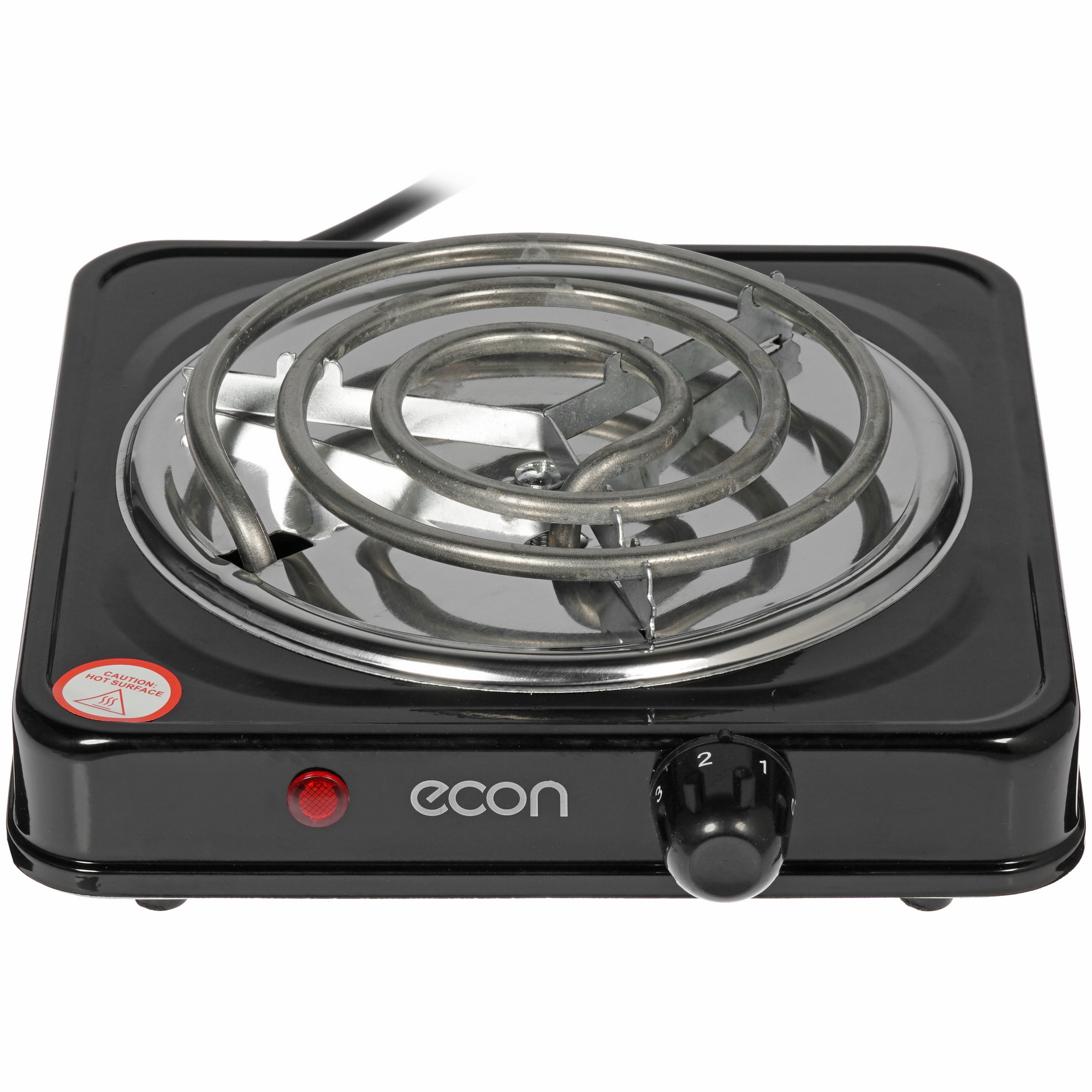 8151322 Плита компактная электрическая ECON ECO-111HP черный STDN-0070905 - Вид №1