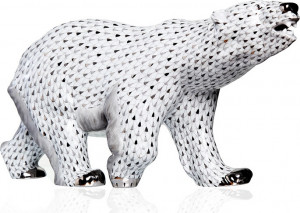 10612255 Herend Фигурка 19,5см "Полярный медведь" Фарфор