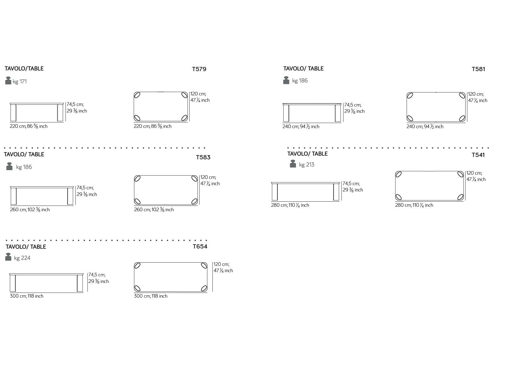 Прямоугольный стол из массива дерева Amura MEDITERRANEO ARCH-00078548 - Вид №10