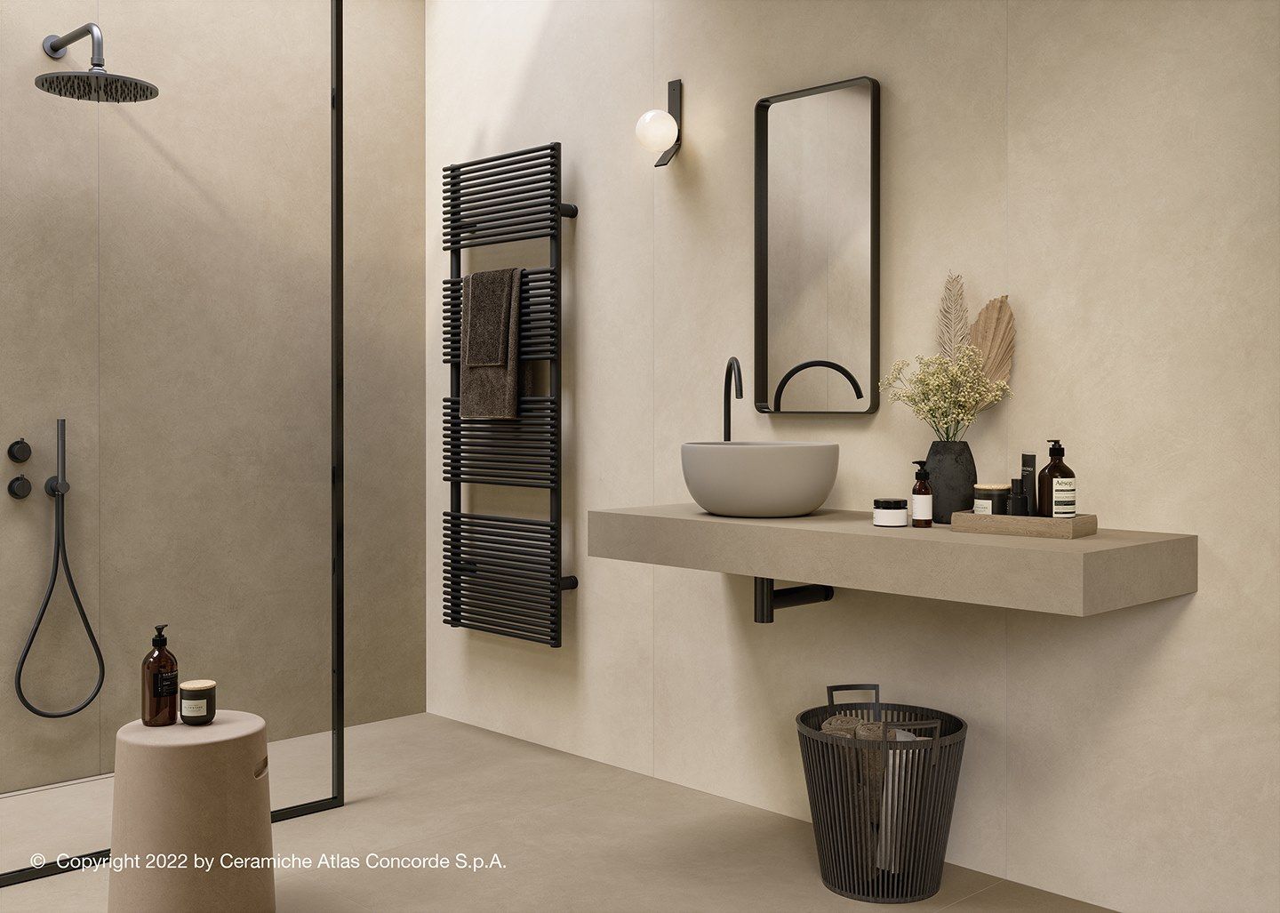 Столешница из керамогранита для одиночного бассейна Atlas Concorde Habitat Contract ARCH-00150491 - Вид №3